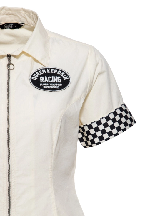 Blusa 'Super Modified' en blanco roto - Imagen 5