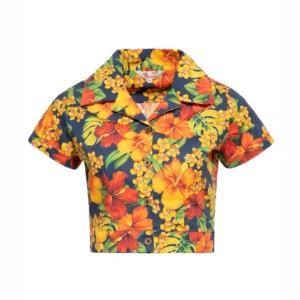 Blusa hawaiana «Hibiscus» de KING KEROSIN