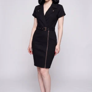 Vestido Queen Kerosin Pencil Dress Biker